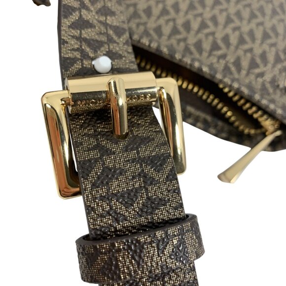 Michael Kors Signature MK Belt Bag Fanny Pack Monogram Logo Adjustable Strap NWT - Picture 5 of 7
